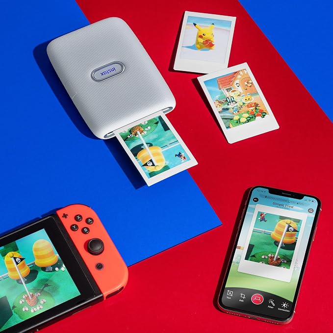 Fujifilm Instax Mini Link Smartphone Printer - Ash White