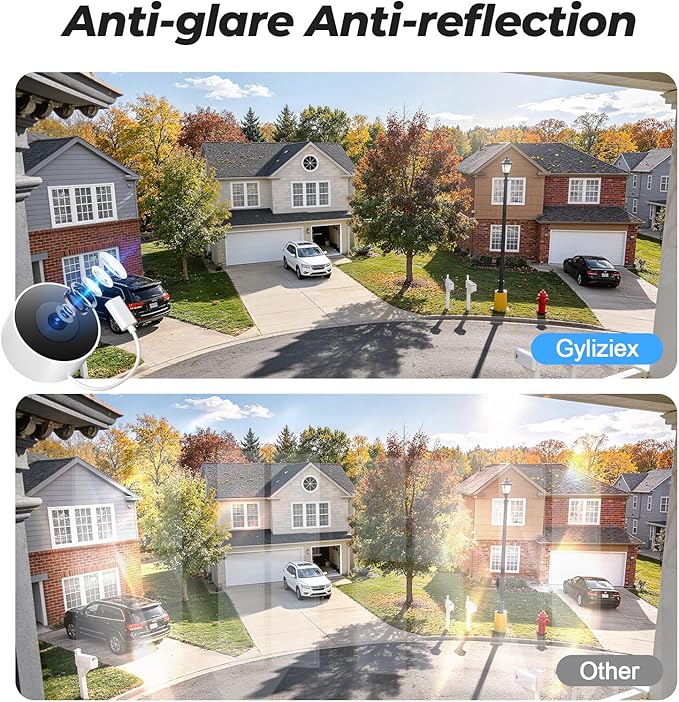 4MP/2K Window Camera for Home Security, 2Pack No Drill 5G&2.4G WiFi Indoor Security Cameras, Outdoor Monitoring thru Glass, Blacklight Color Night Vision, 24/7 AI Human Detection, Apt. Easy Mag. Mount