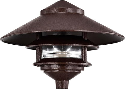 Nuvo Lighting SF76/635 Transitional One Light Post Mount in Bronze/Dark finish