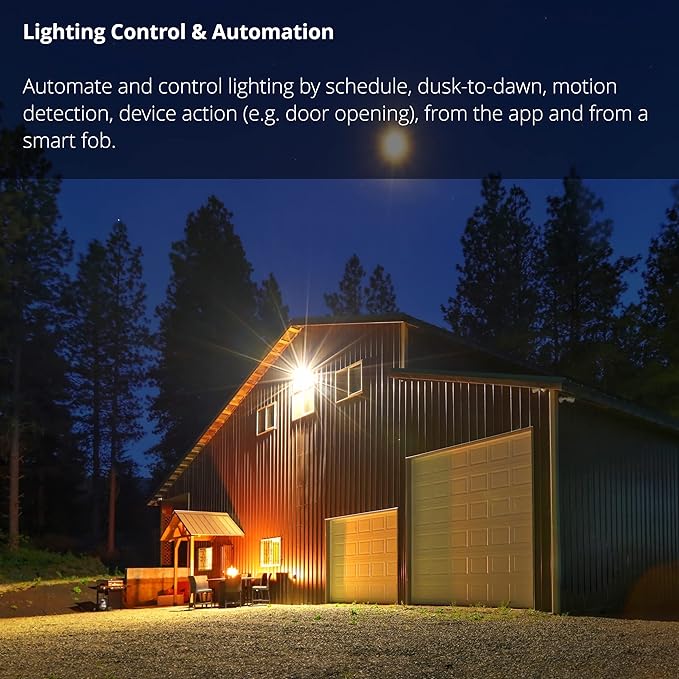 YoLink LoRa Smart Outdoor Motion Sensor Starter Kit, Driveway Alert, Property Invasion/Tresspassing Detector, Email/SMS/Push Alerts, Alexa, IFTTT, Home Assistant: Includes (1) Sensor, (1) SpeakerHub