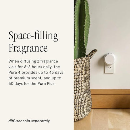 Pura x Glasshouse Home Scent Refill - Smart Air Diffuser - Hours of Luxury Fragrance per Refill - Home Essential - Clean & Safe Diffuser Fragrance - Night Before Christmas