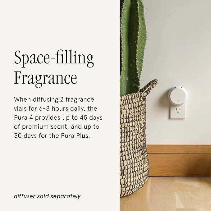 Pura x Glasshouse Home Scent Refill - Smart Air Diffuser - Hours of Luxury Fragrance per Refill - Home Essential - Clean & Safe Diffuser Fragrance - A Tahaa Affair