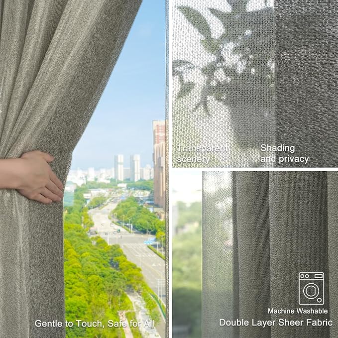 Motorized Sheer Vertical Blinds with Remote, Light Filtering Vertical Blind Sliding Door Blinds Remote Control Blinds for Sliding Glass Door Customize(Elegant Grey)