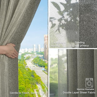 Motorized Sheer Vertical Blinds with Remote, Light Filtering Vertical Blind Sliding Door Blinds Remote Control Blinds for Sliding Glass Door Customize(Elegant Grey)