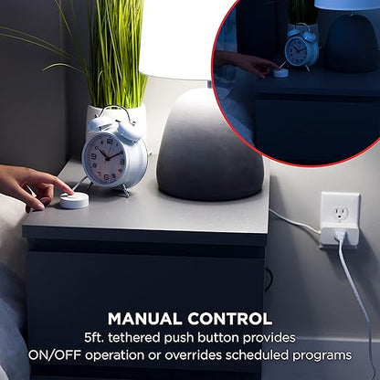 UltraPro Smart Plug WiFi Outlet with Tether, Smart Outlet, Smart Home, Smart Switch, Works with Alexa, Google Home, No Hub Needed, ON/Off Switch, Easy to Use App, Remote Control Outlet, 60342
