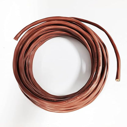 Thermostat Wire 18/6 18 Gauge 6 Conductor ETL 18-6 100 Feet Brown (18-6 Brown, 100Feet)