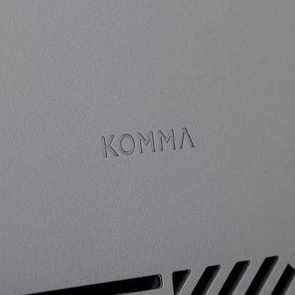 KOMMA Lov Air Purifier for Bedroom, 3.1 inch Slim Wall mount & Stylish Standing type, Hepa Filter Air Cleaner, Remove Fine Dust, Smoke. (LightCharcoal)