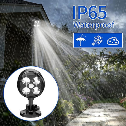 Battery Operated Outdoor Motion Sensor Light, 600LM 6000K Waterproof Wide-Angle Detection Auto On/Off Wall Light,for Garage, Yard, Front Door, Stair and Driveway (1 Pack)