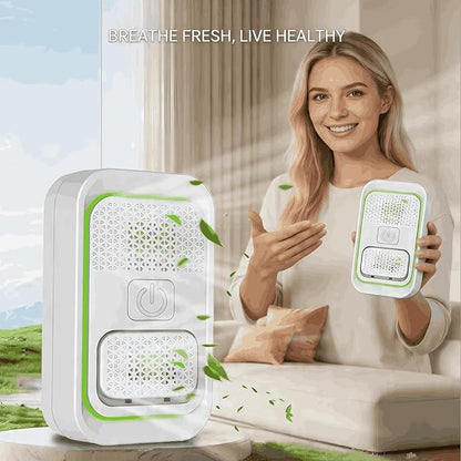 RongfuxangPlug-In Negative Ion Air Purifier, 3 Pack, Filterless Mini Air Ionizer for Home, Bedroom, Office, Quiet Air Freshener for Odor, Smoke, Pet Smell, White