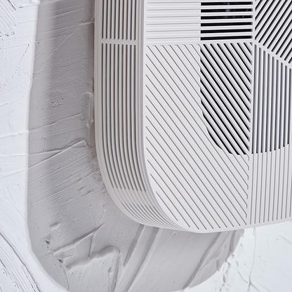 KOMMA Lov Air Purifier for Bedroom, 3.1 inch Slim Wall mount & Stylish Standing type, Hepa Filter Air Cleaner, Remove Fine Dust, Smoke. (CreamWhite)