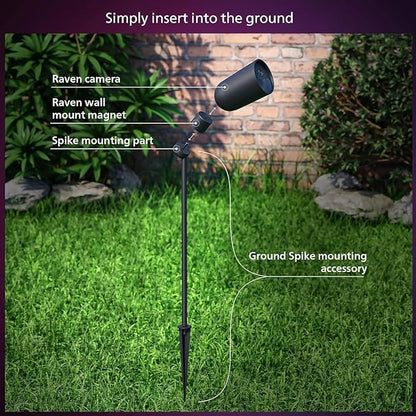 Philips Hue Secure Camera Mount with Ground Spike - 1 Pack