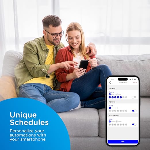 Enbrighten Matter Indoor Smart Plug, 1 Grounded Outlet, White | Matter Compatible, Indoor Use, No Hub Required, Works with Alexa & Google Home