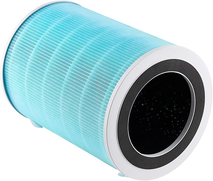 VEVOR Air Purifier Replacement Filter, H13, 3-in-1 Compact & Lightweight Replacement Filter with Durable PP Pre-Filter, Easy-to-Grab Purifier Filter with Activated Carbon, Fit for Cylindrical Purifier