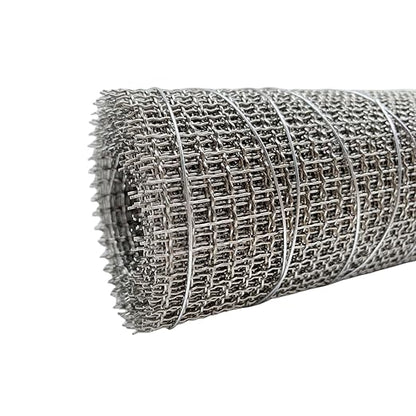 Vonoso 5 Mesh Stainless Steel 304 Wire mesh 15.7in x 10ft(40cmX305cm)，Stainless Steel Metal mesh Screen