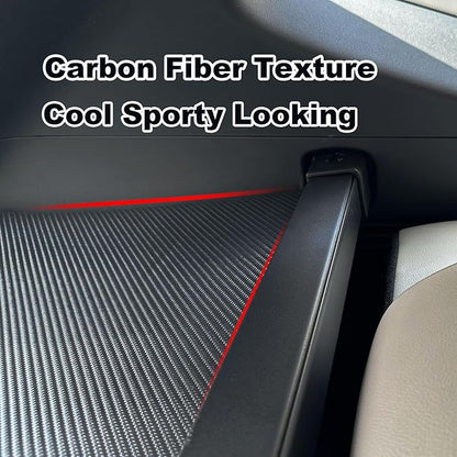 Cargo Cover Compatible with Honda Passport 2025 Accessories 2024 2023 2022-2019,Carbon Fiber Texture Retractable Trunk Cover Organizer Security Shielding Shade Tonneau Cover