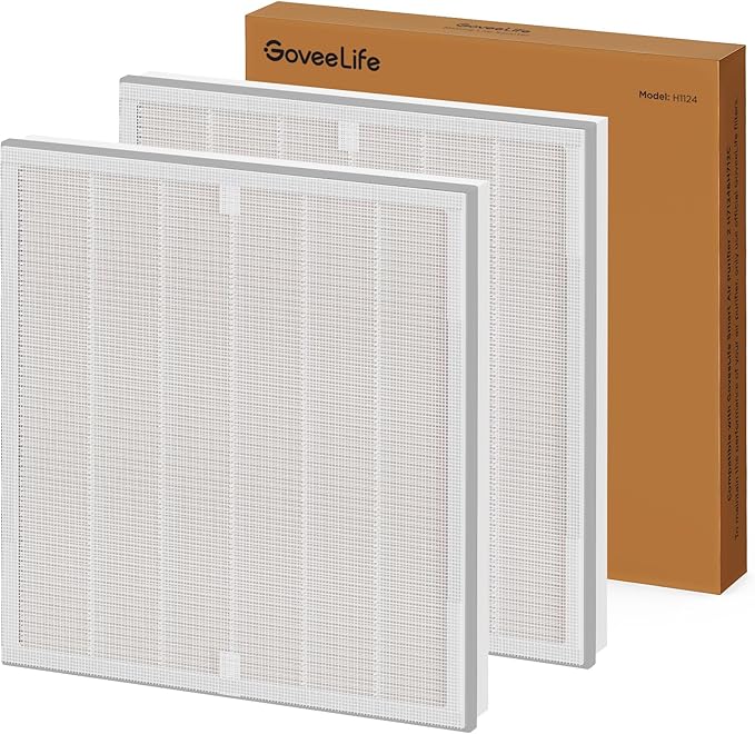 GoveeLife Air Purifier Replacement Accessories for H7124,H712C, 2 pack