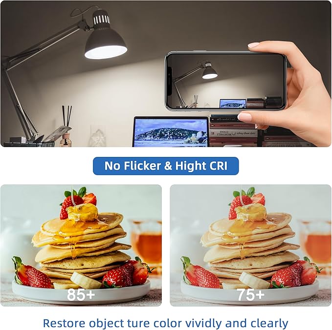 2.5 in E17 Intermediate Base LED Filament Bulb 360 Lumens, 5000K Daylight White Dimmable Appliance Bulb AC 120V, UL Certified T8 Microwave Light Bulbs Under Hood for Refrigerator Stove 6Pack
