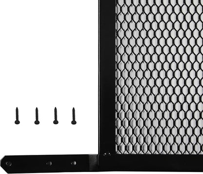 M-D Building Products 14182 Door Grille, Adjustable Fit for Doors 30" to 36" Wide, Easy-to-Install, Ideal for Residential and Commercial Use (Bronze)