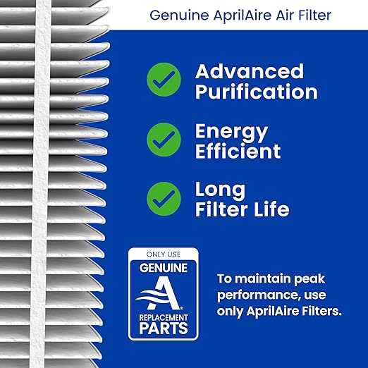 AprilAire 213 Replacement Filter for AprilAire Whole House Air Purifiers - MERV 13, Healthy Home Allergy, 20x25x4 Air Filter (Pack of 4)
