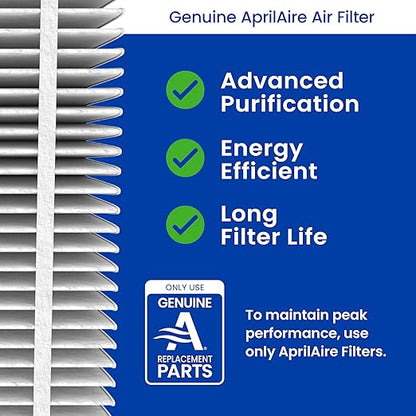 AprilAire 213 Replacement Filter for AprilAire Whole House Air Purifiers - MERV 13, Healthy Home Allergy, 20x25x4 Air Filter (Pack of 8)