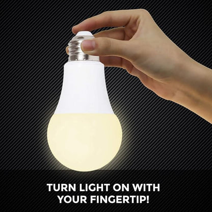Ciata Lighting LED Smart Emergency Light Bulb with Rechargeable Battery Back-up - Intelligent Lighting, Lasts 3-4 Hours During Power Outage - Extra Hook for Camping, Outdoor (2 Pack)