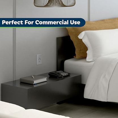 TOPGREENER 2-Port USB Outlet, 4.2A Type C USB Wall Outlet, Gray, 2 Pack | UL Listed, 15 Amp TR Receptacle Plug, USB Receptacle, Charging Power Outlet with USB C&A Ports, Wall Plate Included