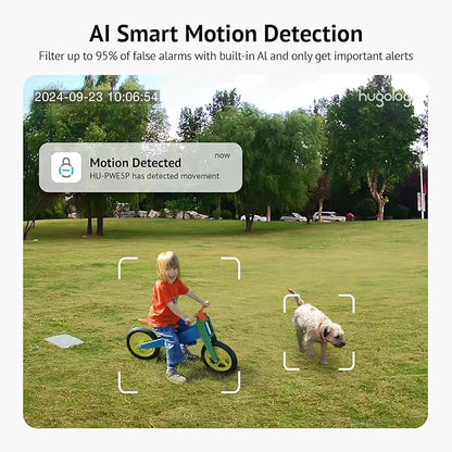 Hugolog 2K 3MP Outdoor Indoor Security Cameras for Home Security, Home Camera with Starlight Color Night Vision,Built-in Spotlight,Motion Detection,2-Way Talk,US Cloud & Local Storage,Works with Alexa