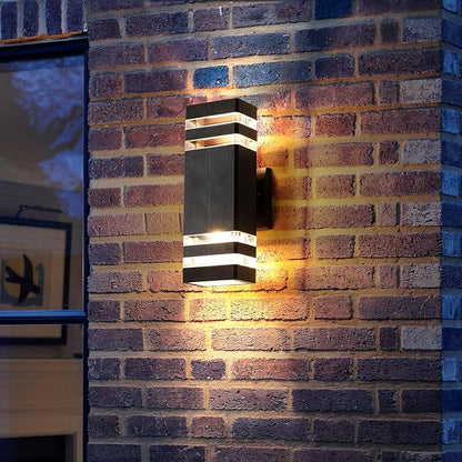 1 Pack LED Outdoor Light Fixture, Aluminum Wall Lights, IP65 Rated for Porch, Patio, Garage, Warm White 3000k