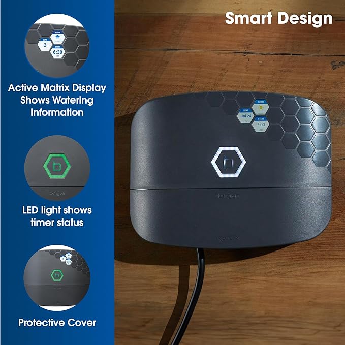 Orbit 57985 B-hyve XR 8-Zone Smart Indoor/Outdoor Sprinkler Controller (Pack of 2)