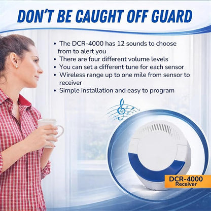 Dakota Alert DCPA-4000 Wireless Driveway Alarm Probe Kit with Bonus UT-4000