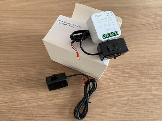 AC110V 220V 80A Tuya App Smart Two-Way Bilateral WiFi Energy Meter with 2PCS 80A CT Current Transformers Clamps Sensors KWh Power Eenrgy Electricity Consumption Monitor Meter Voltmeter Ammeter