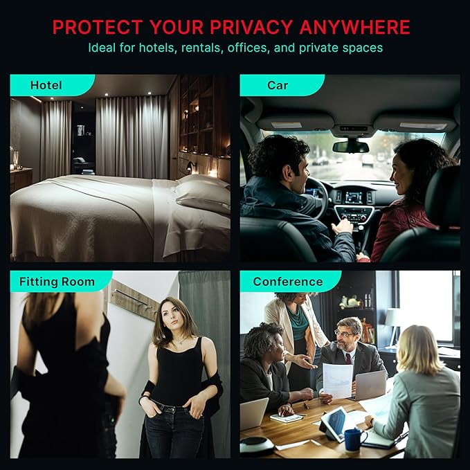 Hidden Camera Detectors – 2026 Portable Hidden Camera Detector & Bug Detector, Travel Gadgets for Privacy, Hotel Safety Devices, Tech Gadgets, Spy Camera, Home Office & Trips