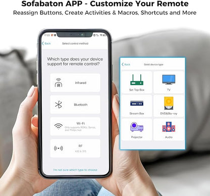 SofaBaton X2 Universal Remote Control with Touchscreen & Charging Dock | All-in-One Universal Remote with Powerful Hub & APP, Activities & Macro, Works with Alexa, Google Assistant & Home Assistant