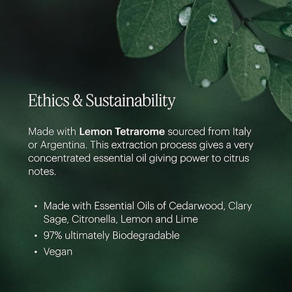 Aera Citrus - Essential Oil for Home - Lemon Zest Fragrance - Notes of Lemon, Orange, Clary Sage and Cedar - Scent Refill - Works with The Aera Diffuser