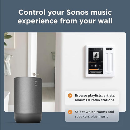 Brilliant Smart Home Control (2-Switch Panel) — Alexa Built-In & Compatible with Ring, Sonos, Hue, Google Nest, Wemo, SmartThings, Apple HomeKit — In-Wall Touchscreen Control for Lights, Music, & More