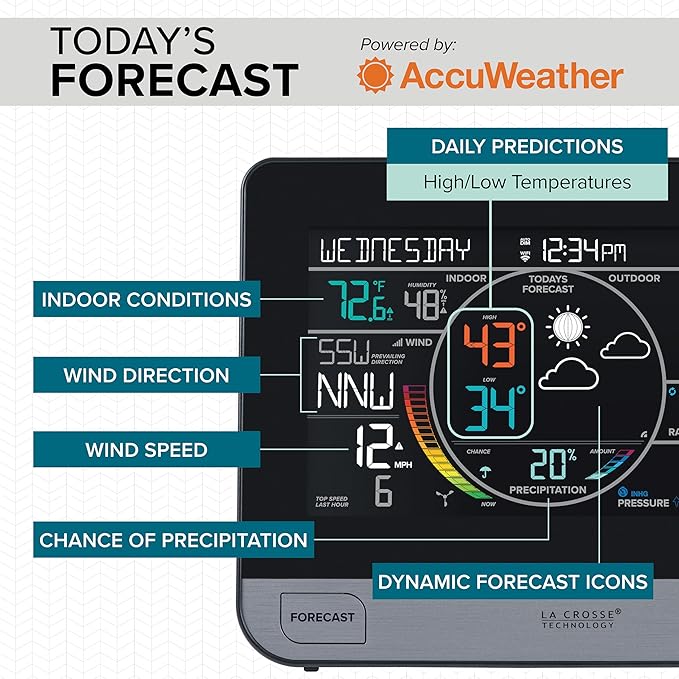La Crosse Technology 328-69357-INT Wi-Fi Professional Weather Station