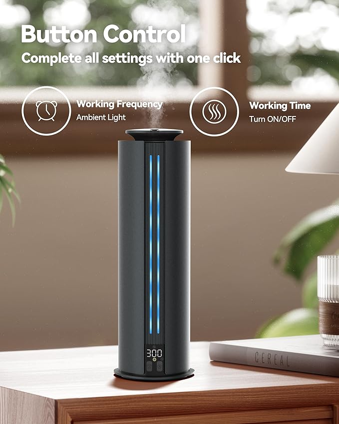 Aromadd 2026 Portable Waterless Diffuser, 1700 Sq Ft Hotel Collection Diffuser, 100ml Scent Air Machine for Home Cold Air Essential Oil Diffuser for Large Room Office, Quiet (Titanium Gray)