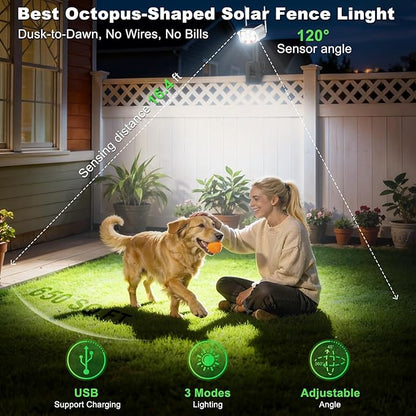 Tryme 2 Pack Fake Security Camera Solar Light with Flashing Red LED Clip-On Adjustable Dummy CCTV, 500 Lumen, 3 Modes & Motion Sensor for Porch, Yard, Garage (No Drill, Wireless)