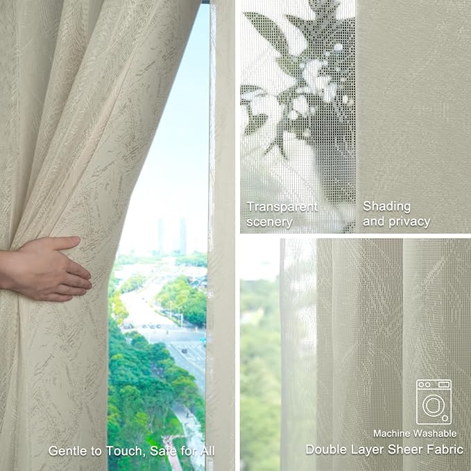 Motorized Sheer Vertical Blinds with Remote, Light Filtering Vertical Blind Sliding Door Blinds Remote Control Blinds for Sliding Glass Door Customize(Jacquard Beige)