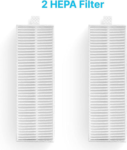 PUCRCX70 Robot Vacuum Accessory Kit - (4) Sweeping Side Brushes, (2) Air Filter - Robot Vacuum Cleaner Replacement Parts and Accessory Kit Compatible Only with PUCRCX70 - SereneLife