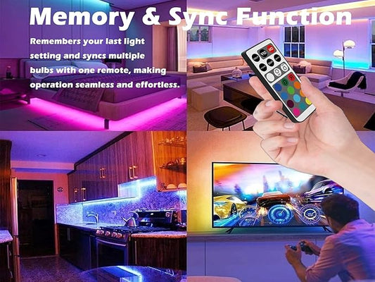 Upgraded G9 RGB Color Changing LED Light Bulbs 2w, Remote Controlled Sync & Memory 4 Moods Dimmable, No Alexa Smart/Wifi/App/Bluetooth, Replacement for 20w 25w Halogen, 150LM, 3000K (2 Pack)