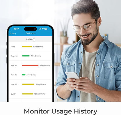 Breez Eco | Smart AC Controller for Mini Split, Window, Portable ACS | WiFi, Alexa, Google, Siri Shortcuts, SmartThings, IFTTT, Free App, NO Subscriptions | Schedules, Geofencing, Comfy (Black)
