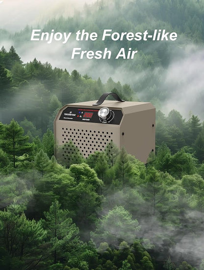 Ozone Generator 90,000mg/h Industrial & Home Use Air Purifier – O3 Air Ionizer High Capacity for 6,000 Sq Ft, Smoke Odor Removal, Odor Eliminator, Pet/Car/Room/Basement Deodorizer