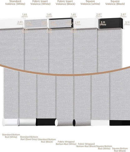 Kincmo Motorized Blinds with Remote, Light Filtering Roller Shades Work with Apple Homekit,Alexa,Google Home, Custom Electric Blinds with App,Voice Control (75% Blackout Classic Smoke)