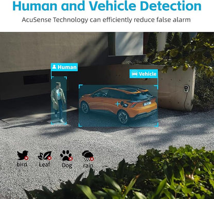 DS-7608NXI-K2/8P 8CH 4K 8-Channel PoE AcuSense NVR Network Video Recorder (HDD Not Included) Human/Vehicle Detection, Compatible with ONVIF/HIK IP Camera, International English Version
