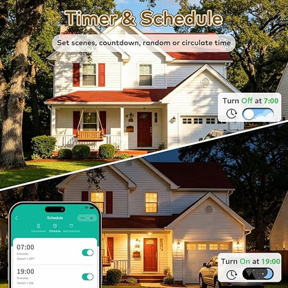 NineLeaf Zigbee Smart Remote Outlet with Wall Decor Switch,Zigbee Repeater,Wireless Plug with APP & Voice Control, Compatible with Alexa &Google Assistant, Timer & Schedule,1 Switch+6 Outlets
