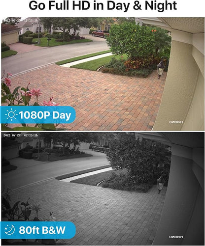 ZOSI H.265+ 16 Channel Security Camera System 1080p, Hybrid DVR Recorder with AI Human Vehicle Detect, 16 x 2MP CCTV Bullet Camera Outdoor Indoor, Night Vision, 90°Wide Angle, Remote Access, 2TB HDD