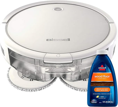 BISSELL SpinWave Hard Floor Expert Wet and Dry Robot Vacuum, 3115 (Renewed)
