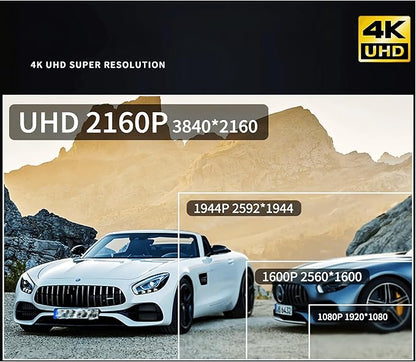 4K Ultra HD Dash Cam fit for Audi Models A4 A6 A3 A5 Q5 S4 S6 Q7 A8 S8 TT A7 S5 Q3 S3 S7 RS3 RS5 RS6 & e-tron (2019-2024) - OEM-Style Design, WiFi & app, Parking Mode 64GB Card