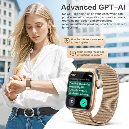EarlySincere Smart Watch for Women 1.9" AMOLED AOD, DA GPT, AI Watch Face